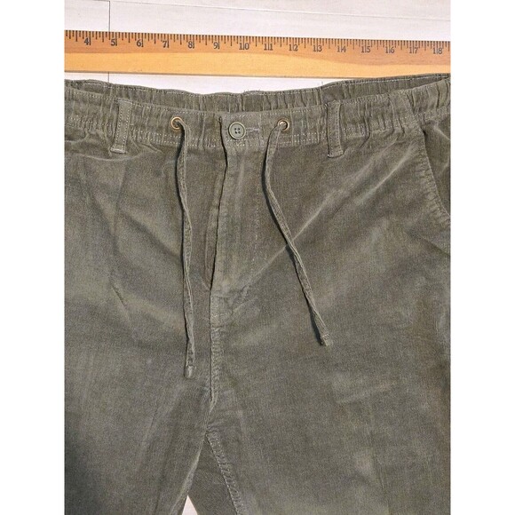 Peter Christian Gentleman's Outfiters Green Corduroy Pleated Pants Chino 40/30 - Picture 5 of 9